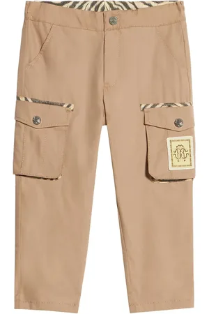 Roberto Cavalli Pantalon à patch logo