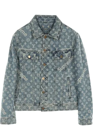 LOUIS VUITTON X Supreme veste en jean monogrammée (années 2010)