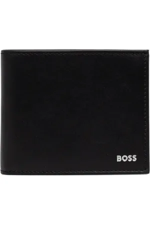 HUGO BOSS Portefeuille en cuir à design pliant