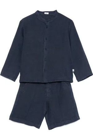 Il gufo Ensemble-short en lin