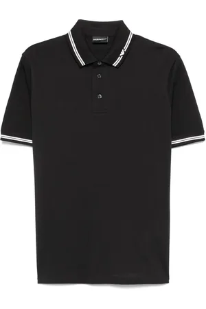 Emporio Armani Polo à motif aigle brodé