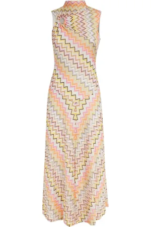 Missoni Robe longue à motif zig-zag