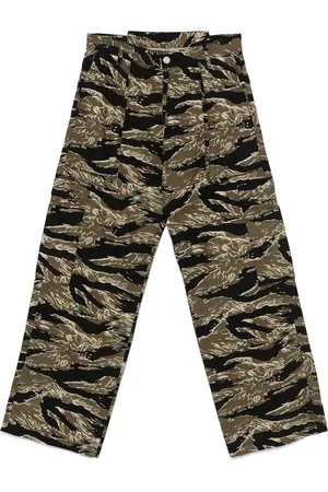 B1ARCHIVE Pantalon ample à motif camouflage