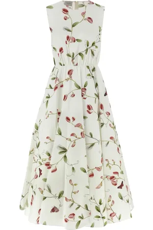 Giambattista Valli Robe en coton à coupe mi-longue
