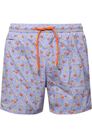 MC2 SAINT BARTH Short de bain à imprimé graphique