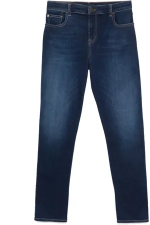 Emporio Armani Jean à patch logo