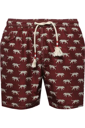 MC2 SAINT BARTH Short de bain à imprimé graphique
