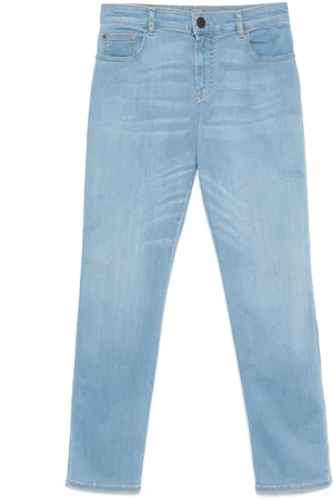 Emporio Armani Jean à patch logo