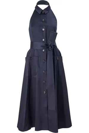 Carolina Herrera Robe boutonnée à dos-nu
