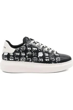 Karl Lagerfeld Baskets à logo imprimé