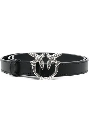 Pinko Ceinture Love Birds en cuir
