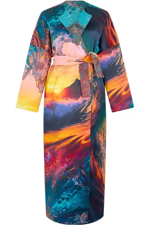 Roberto Cavalli Manteau à motif abstrait