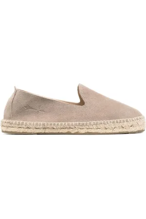 MANEBI Espadrilles en daim à bout rond