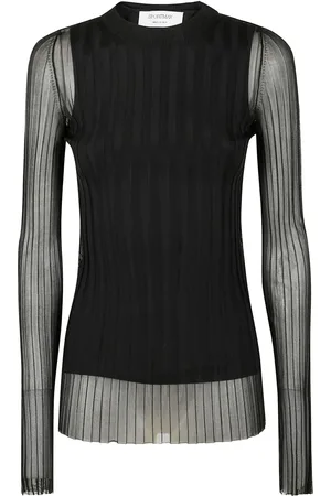 Sportmax Haut plissé à manches longues