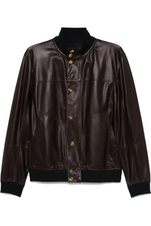 Brunello Cucinelli Veste bomber en cuir