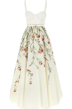 Giambattista Valli Robe en coton à coupe mi-longue