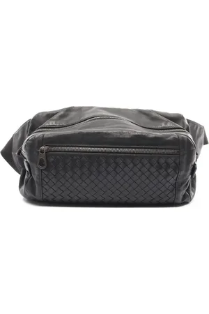 Bottega Veneta Sac banane à détail Intrecciato (années 2000)