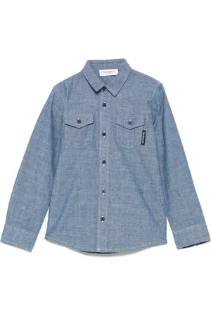 Trussardi Chemise à étiquette logo
