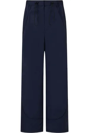 Studio Tomboy Pantalon à taille à lien de resserrage