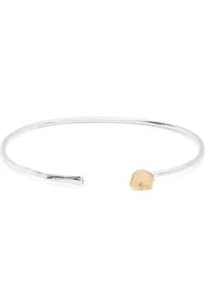 ROSA MARIA Bracelet jonc en sterling et or 18ct pavé de diamants