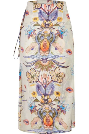 Marie Oliver Jupe portefeuille Sunnie à fleurs