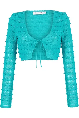 Self-Portrait Cardigan à ornements de perles
