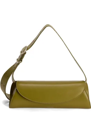 Jil Sander Petit sac porté épaule Cannolo en cuir
