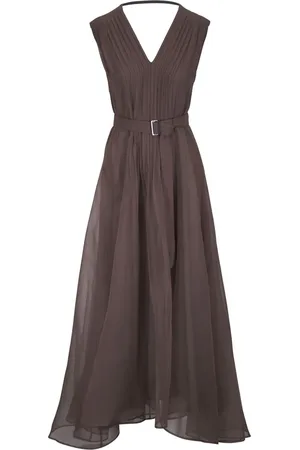Brunello Cucinelli Robe en soie