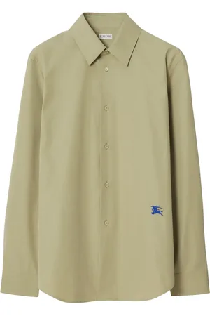 Burberry Chemise en coton à motif Equestrian Knight