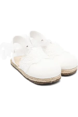 Babywalker Espadrilles à détails en dentelle