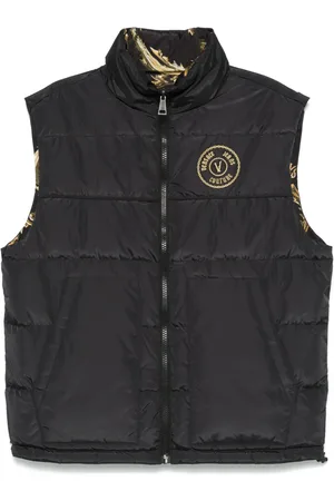 VERSACE Gilet à design réversible