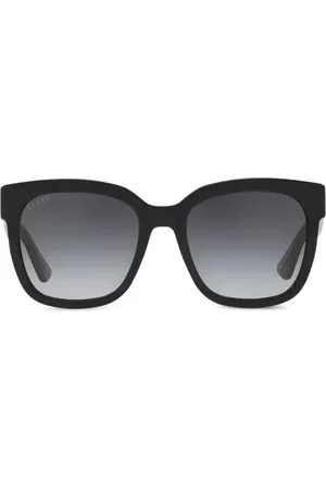 Gucci Lunettes de soleil à bande Web