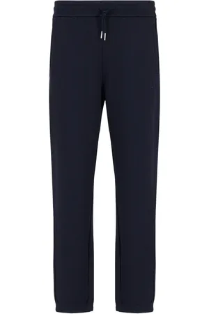 Armani Exchange Pantalon de jogging en coton à logo brodé