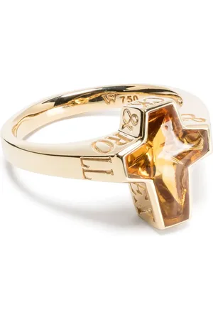 STEPHEN WEBSTER Bague Rock Star en 18ct sertie de citrine
