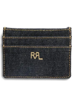 Ralph Lauren Porte-cartes en jean à logo appliqué