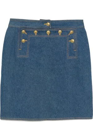 CHANEL Jupe en jean (années 1990-2000)
