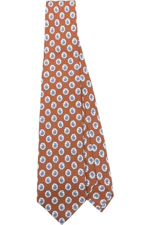 BARBA Cravate à motif cachemire en jacquard