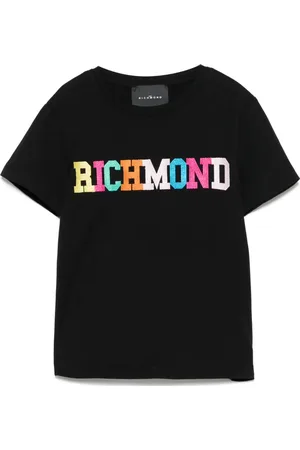 John Richmond T-shirt à logo brodé