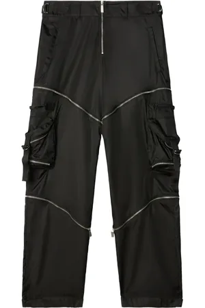 OFF-WHITE Pantalon zippé à poches cargo