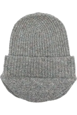 RANRA Bonnet en maille nervurée