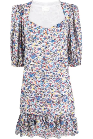 Marant Etoile Robe mi-longue Lunesa à fleurs
