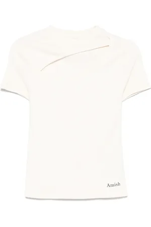 AMISH T-shirt à détails de découpes
