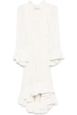 Lanvin Robe longue à volants