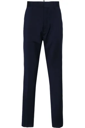 Dsquared2 Pantalon en laine vierge à coupe fuselée
