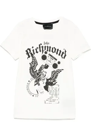 John Richmond T-shirt à imprimé graphique