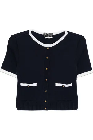 CHANEL 1990-2000s short-sleeved cardigan