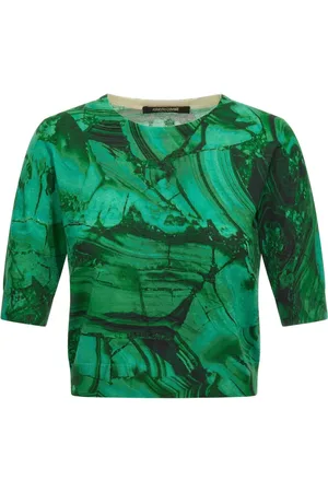 Roberto Cavalli T-shirt à imprimé abstrait