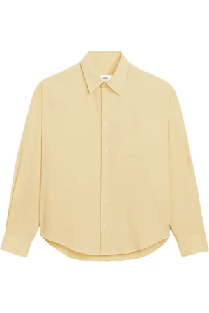 Ami Chemise en coton à logo brodé