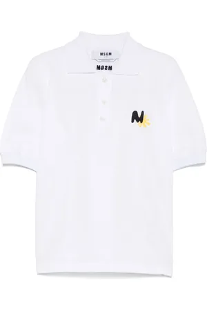Msgm Polo à broderie soleil