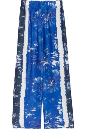Ermanno Firenze Pantalon à fleurs